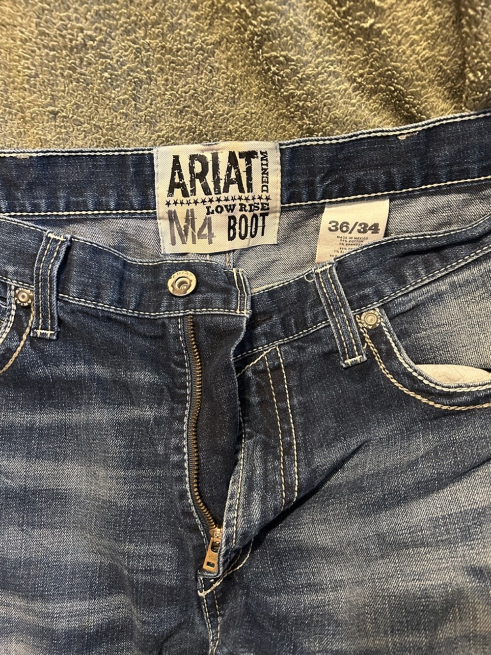 Ariat Men's M4 Bootcut Jeans - Dark Blue Wash